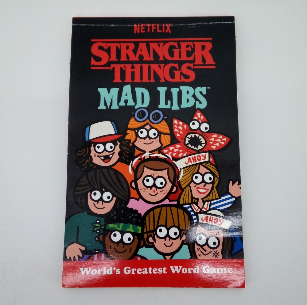 New Netflix Stranger Things 2022 Mad Libs World's Greatest Word Game Book